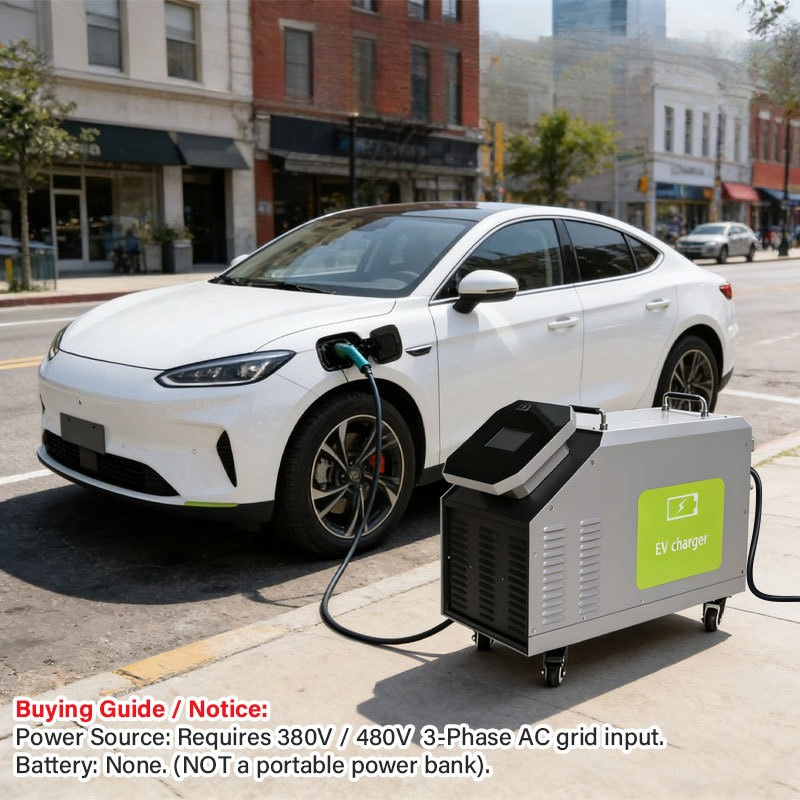 480V 3상 AC 전원 입력 7kW 20kW 30kW - Portable Ev Charger 리뷰 및 가격
