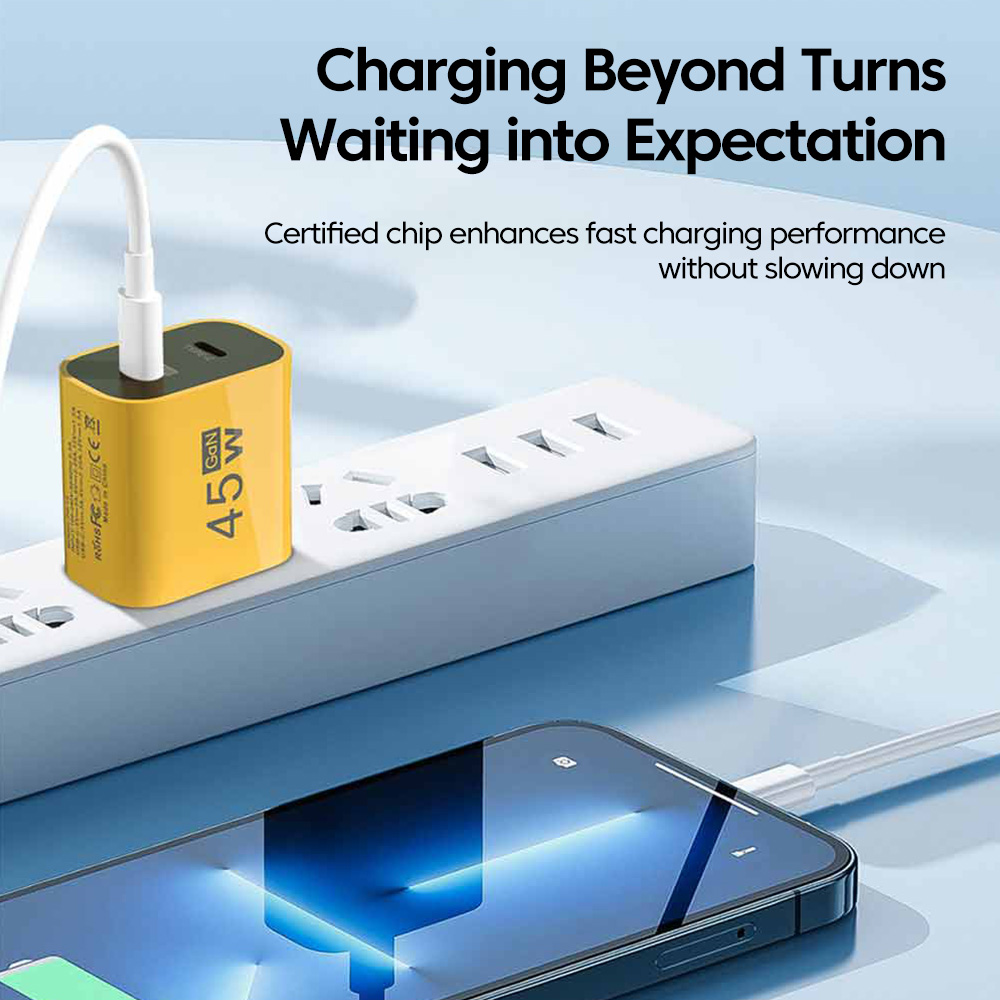 45W USB C 충전기 빠른 충전 듀얼 포트 휴대 전 - Ev Charger 리뷰 및 가격